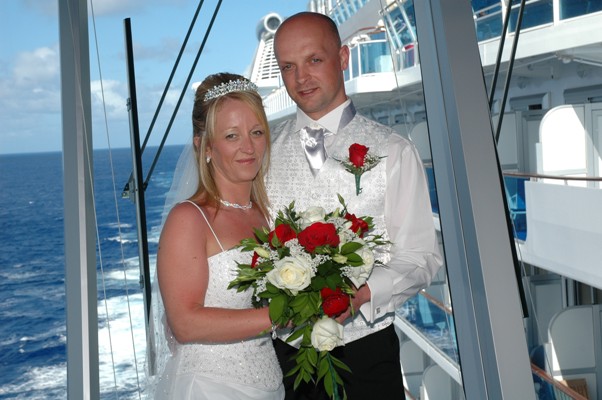 Caribbean cruise wedding